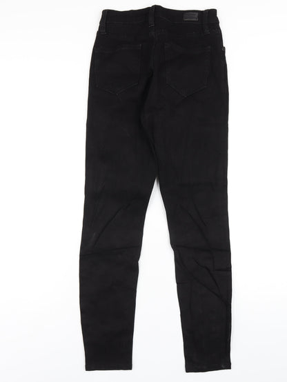 Paige Womens Black Cotton Skinny Jeans Size 26 in L28 in Regular Button