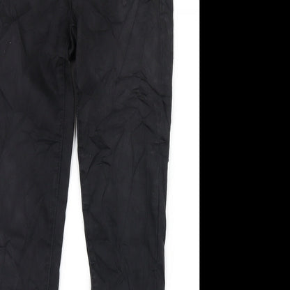 Mango Womens Black Cotton Skinny Jeans Size 6 L31 in Regular Zip