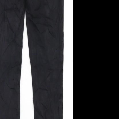 Mango Womens Black Cotton Skinny Jeans Size 6 L31 in Regular Zip