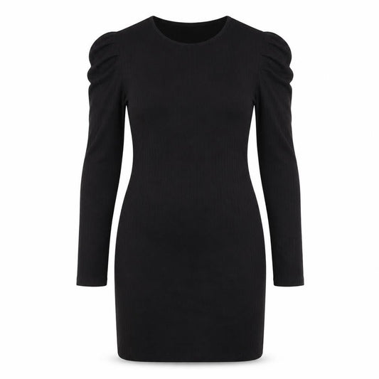 Brave Soul Womens Black Polyester Bodycon Size M Round Neck Pullover
