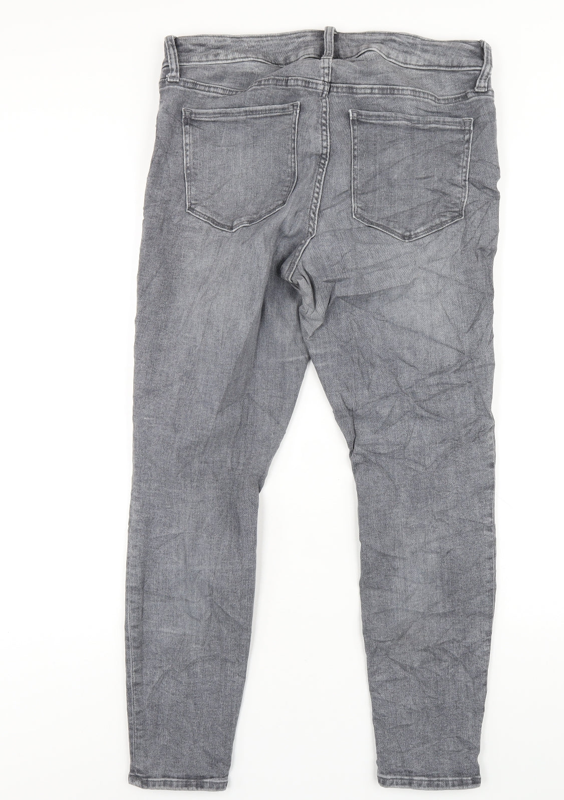 Gap Mens Grey Cotton Skinny Jeans Size 31 in L29 in Regular Zip