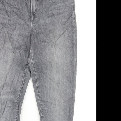 Gap Mens Grey Cotton Skinny Jeans Size 31 in L29 in Regular Zip