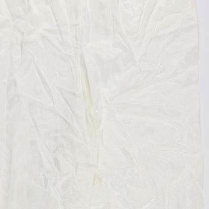 Womens UK Size 24 Marks and Spencer Regular Fit  White Trousers