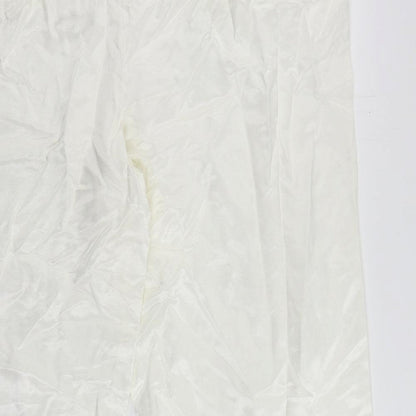 Womens UK Size 24 Marks and Spencer Regular Fit  White Trousers