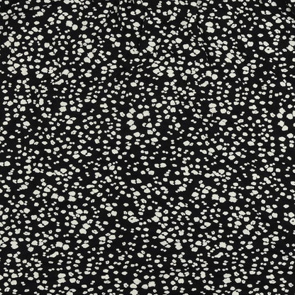 Marks and Spencer Womens Black Animal Print Viscose A-Line Skirt Size 10 - Elastic Waist