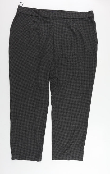 Womens UK Size 24 Marks and Spencer Regular Fit  Grey Trousers