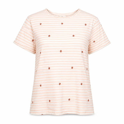 Womens UK Size 12 Per Una Pink Basic T-Shirt