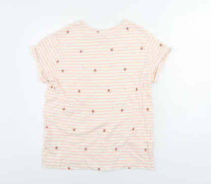 Womens UK Size 12 Per Una Pink Basic T-Shirt