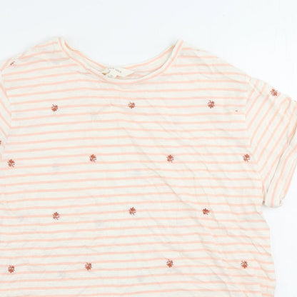 Womens UK Size 12 Per Una Pink Basic T-Shirt