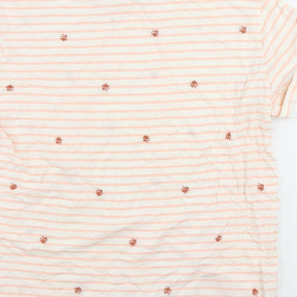 Womens UK Size 12 Per Una Pink Basic T-Shirt