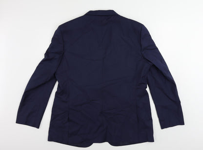 Mens UK Size 44 Marks and Spencer Regular Blue Suit Jacket