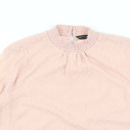 Womens UK Size 14 Dorothy Perkins Pink Basic Blouse