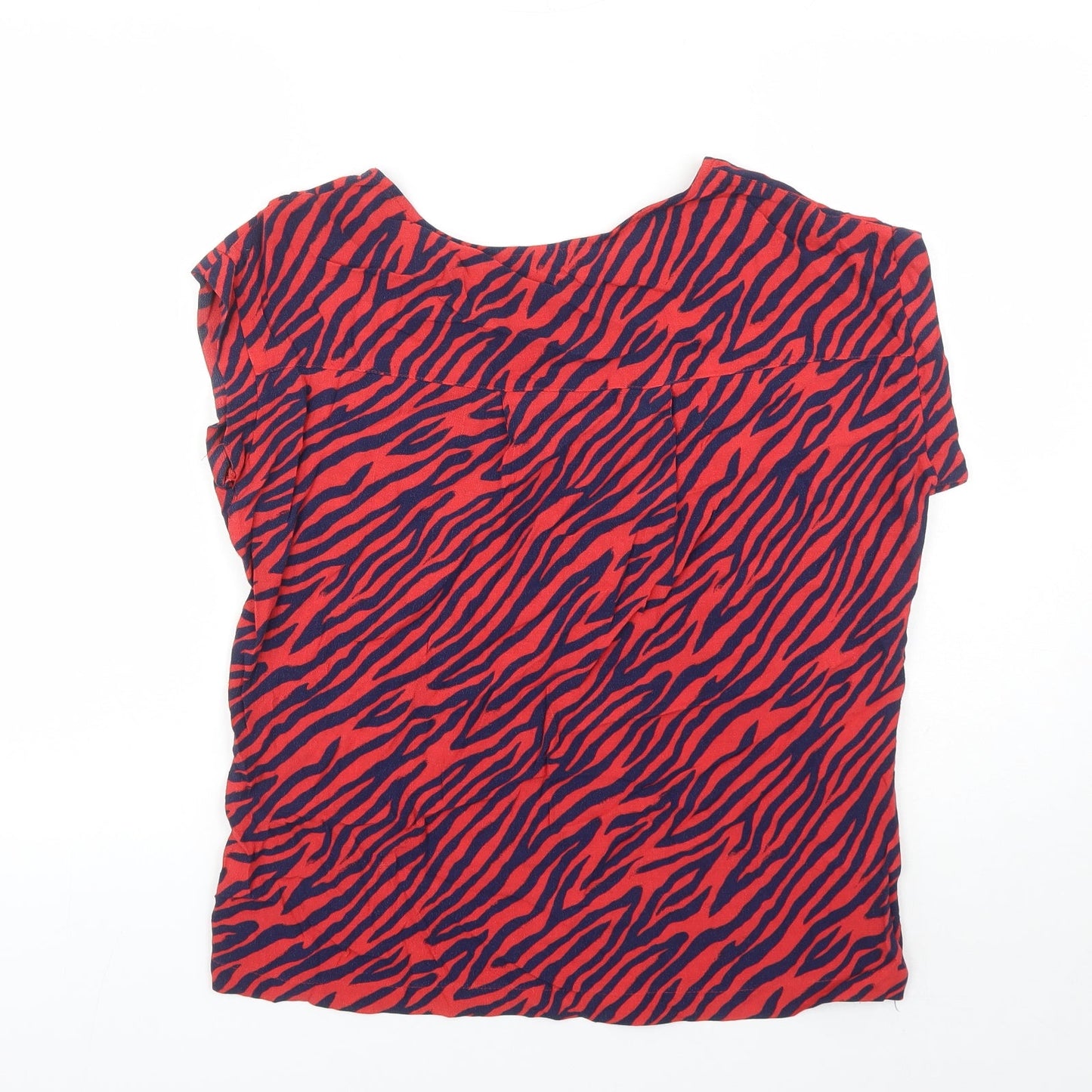 Womens UK Size 10 NEXT Red Basic Blouse