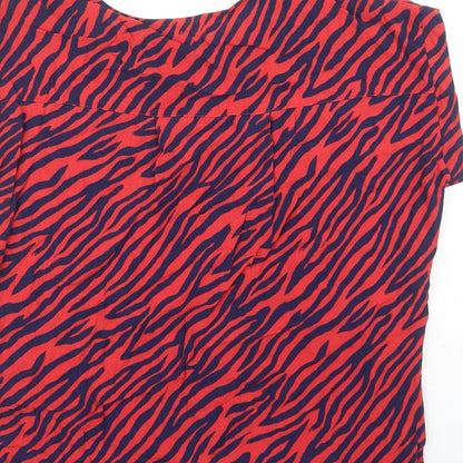Womens UK Size 10 NEXT Red Basic Blouse