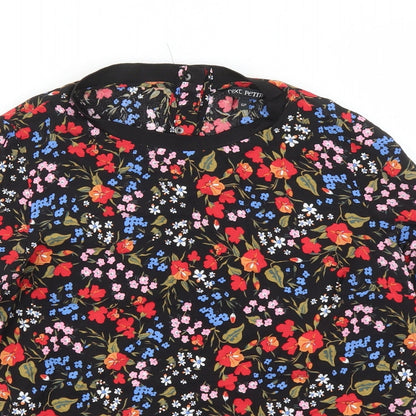 Womens UK Size 6 NEXT Multicoloured Basic Blouse