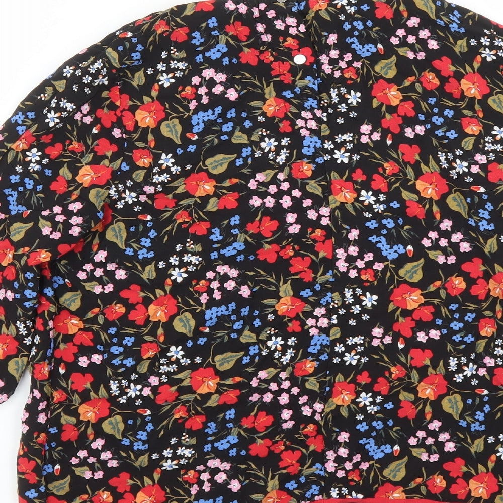 Womens UK Size 6 NEXT Multicoloured Basic Blouse