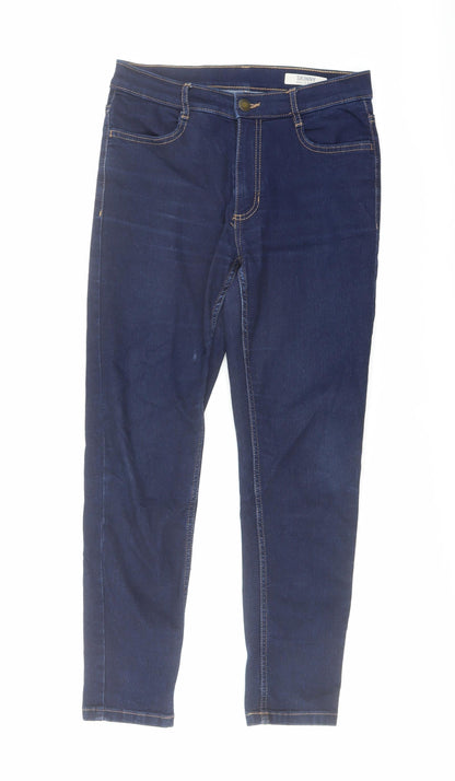 Womens UK Size 10 Marks and Spencer Regular Fit Skinny Blue Jeans