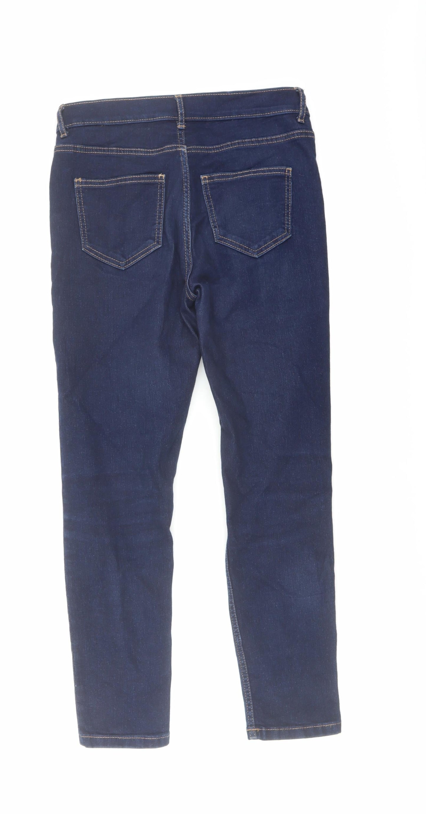 Womens UK Size 10 Marks and Spencer Regular Fit Skinny Blue Jeans