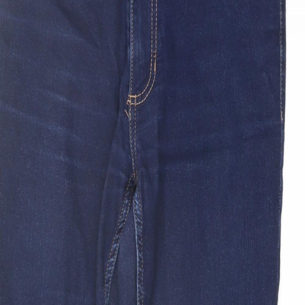 Womens UK Size 10 Marks and Spencer Regular Fit Skinny Blue Jeans