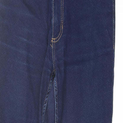 Womens UK Size 10 Marks and Spencer Regular Fit Skinny Blue Jeans