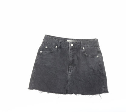 Womens UK Size 8 Topshop Mini Denim Skirt
