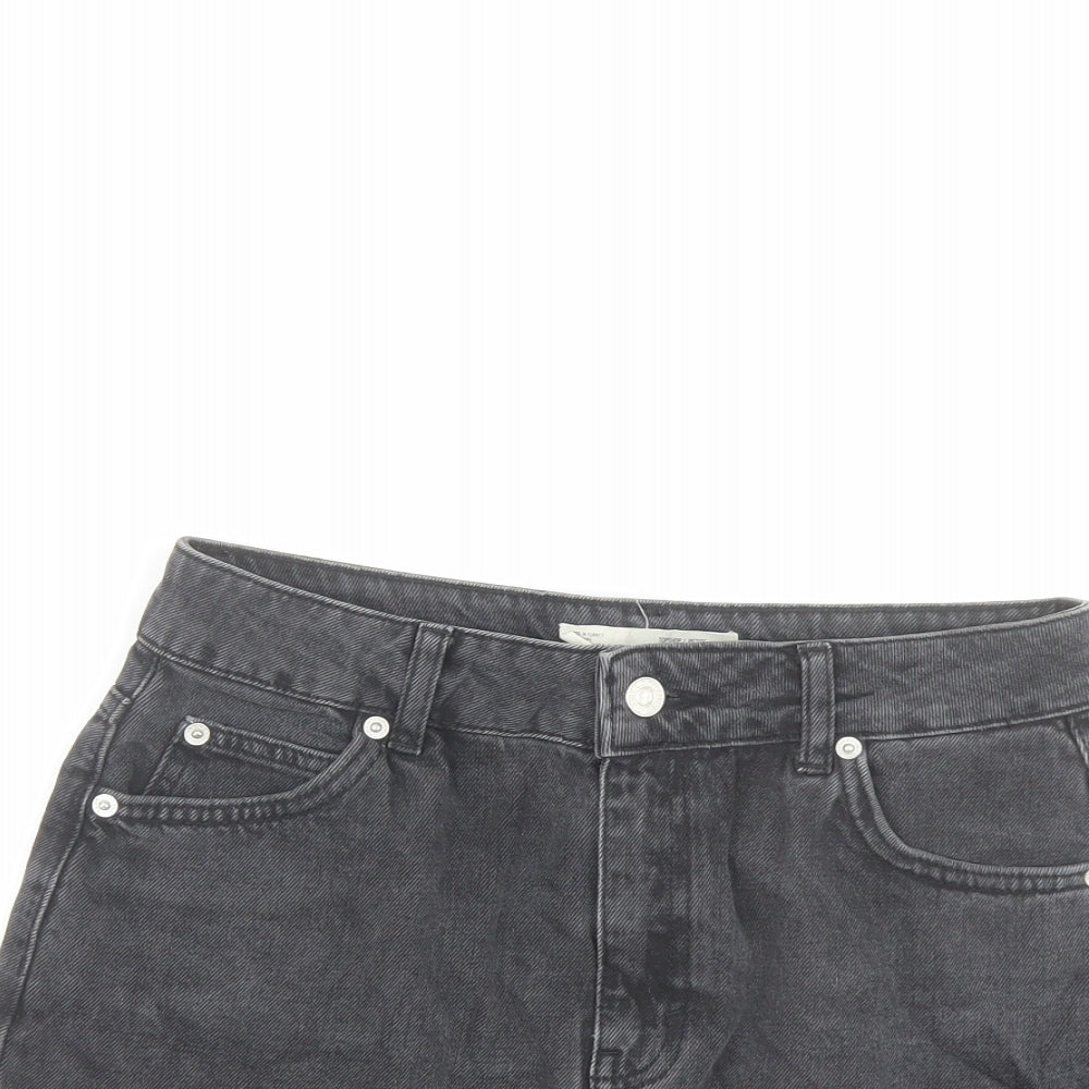 Womens UK Size 8 Topshop Mini Denim Skirt