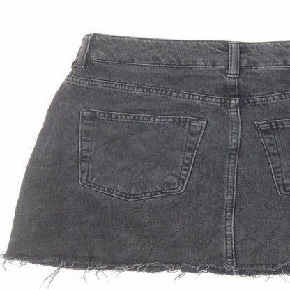 Womens UK Size 8 Topshop Mini Denim Skirt