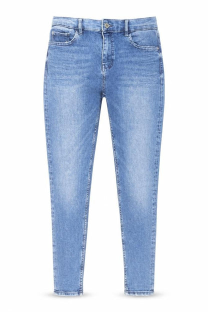 Womens UK Size 10 Marks and Spencer Regular Fit Skinny Blue Jeans