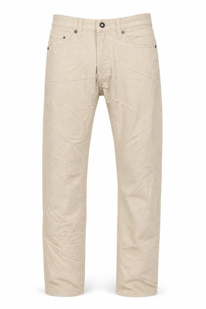 Mens UK Size 30 in Marks and Spencer Slim Fit Straight Beige Jeans