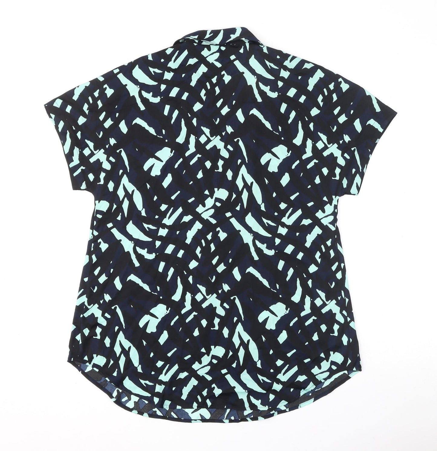 Womens UK Size 8 Marks and Spencer Blue Basic Blouse