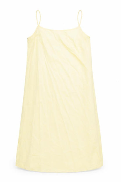 Marks and Spencer Womens Yellow Polyester A-Line Size 12 Scoop Neck Pullover