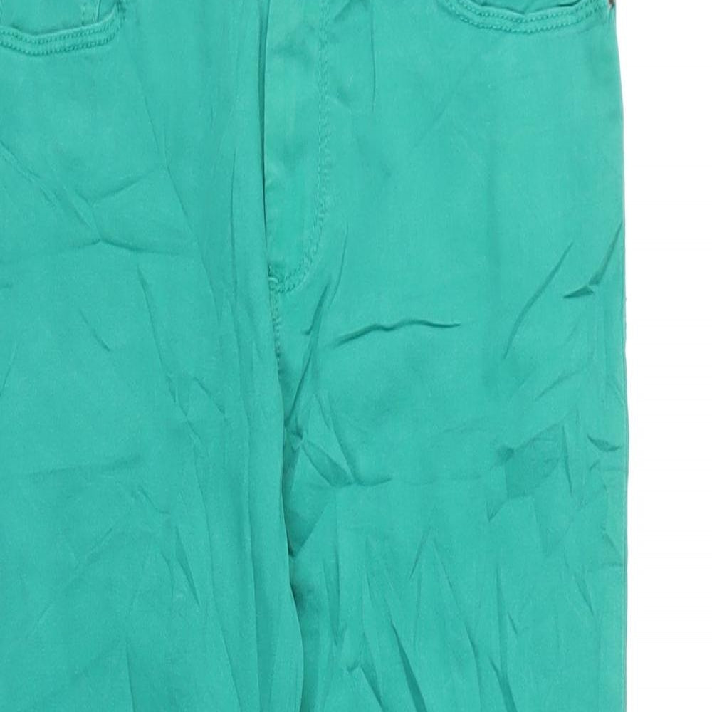 Womens UK Size 8 Marks and Spencer Regular Fit Skinny Green Jeans