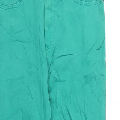 Womens UK Size 8 Marks and Spencer Regular Fit Skinny Green Jeans