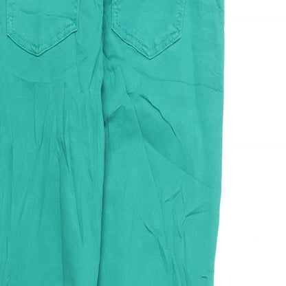 Womens UK Size 8 Marks and Spencer Regular Fit Skinny Green Jeans