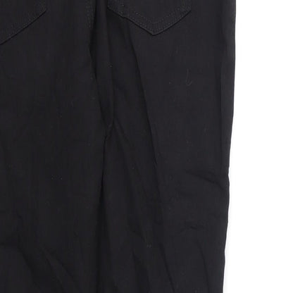 Marks and Spencer Womens Black Cotton Jegging Jeans Size 34 in L25 in Regular