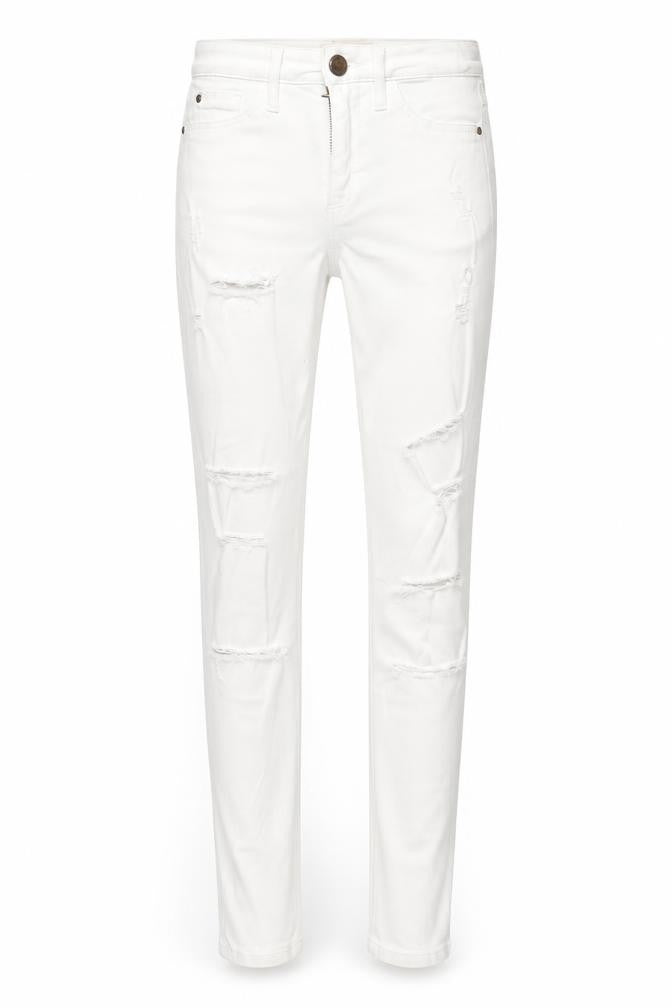 Womens UK Size 6 River Island Regular Fit Skinny White Jeans