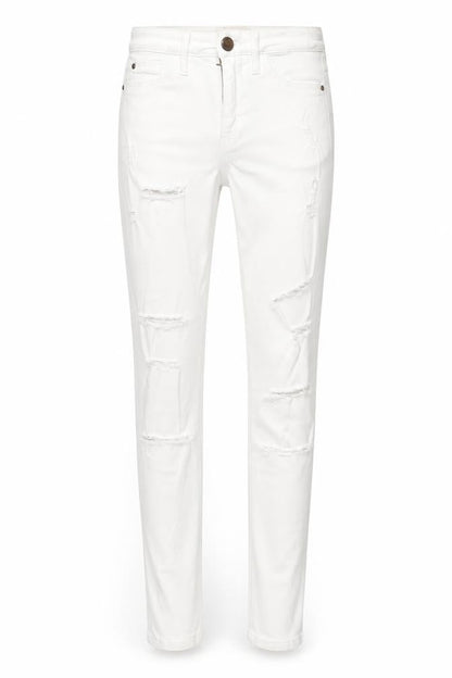 Womens UK Size 6 River Island Regular Fit Skinny White Jeans