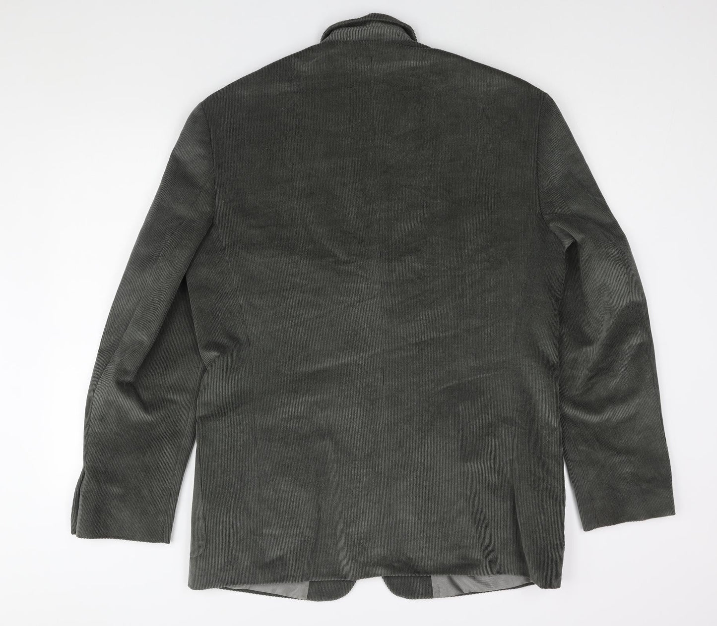 Oakman Mens Green Cotton Jacket Suit Jacket Size 42 Regular