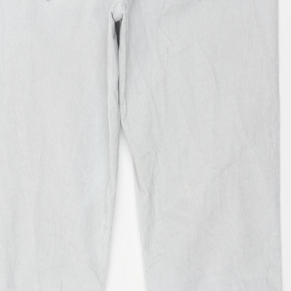 Womens UK Size 10 Marks and Spencer Regular Fit  Grey Trousers