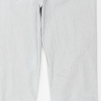 Womens UK Size 10 Marks and Spencer Regular Fit  Grey Trousers