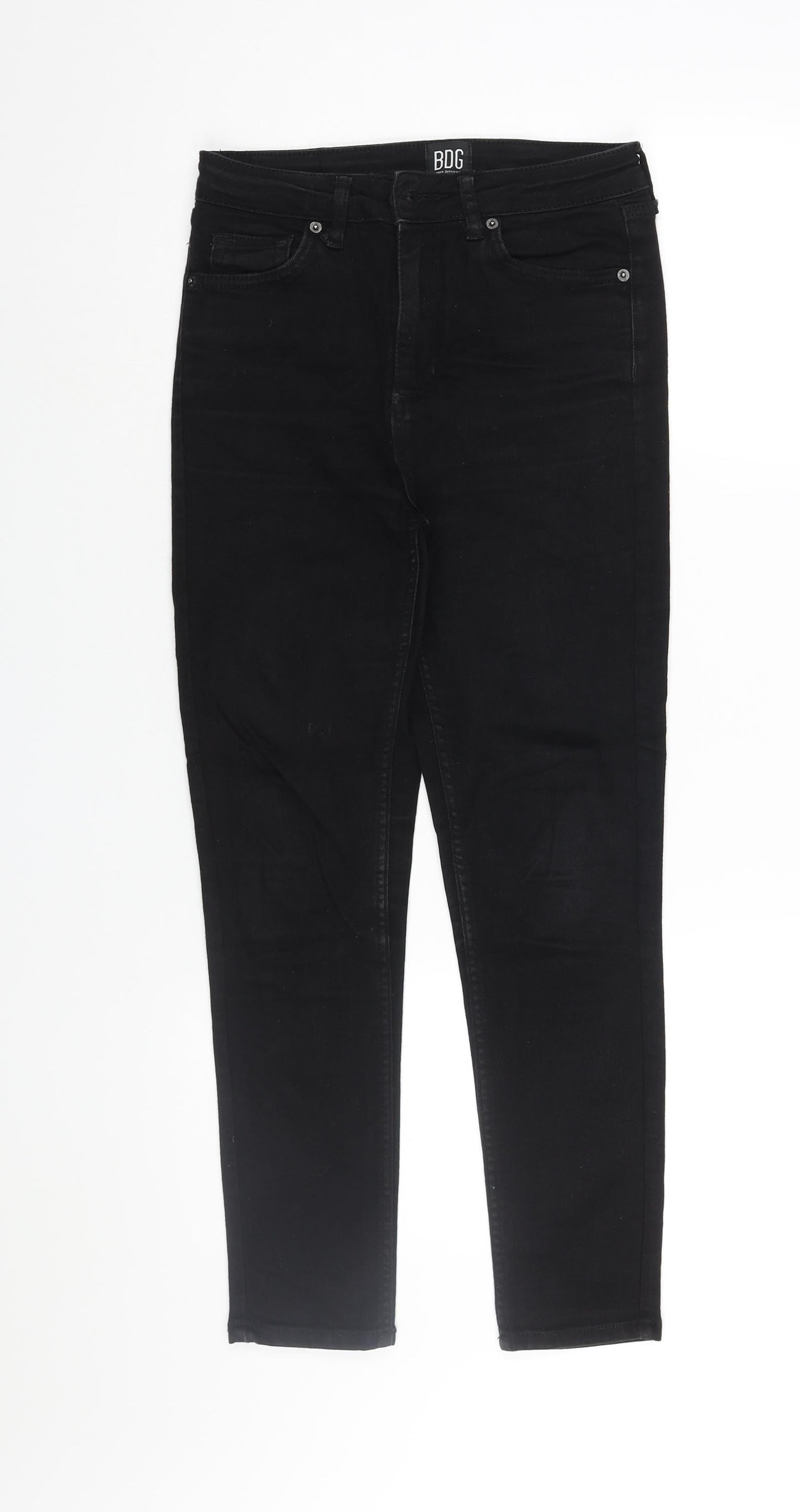 BDG Womens Black Cotton Skinny Jeans Size 27 in L30 in Regular Zip