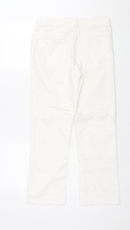Womens UK Size 30 in Marks and Spencer Regular Fit Straight White Jeans