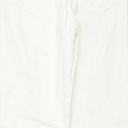 Womens UK Size 30 in Marks and Spencer Regular Fit Straight White Jeans