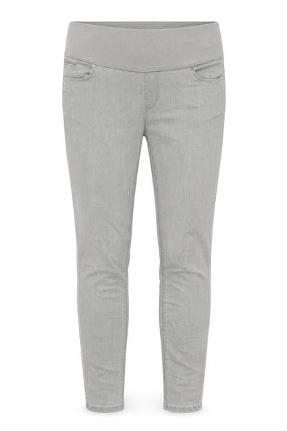 Topshop Womens Grey Cotton Skinny Jeans Size 10 L30 in Regular