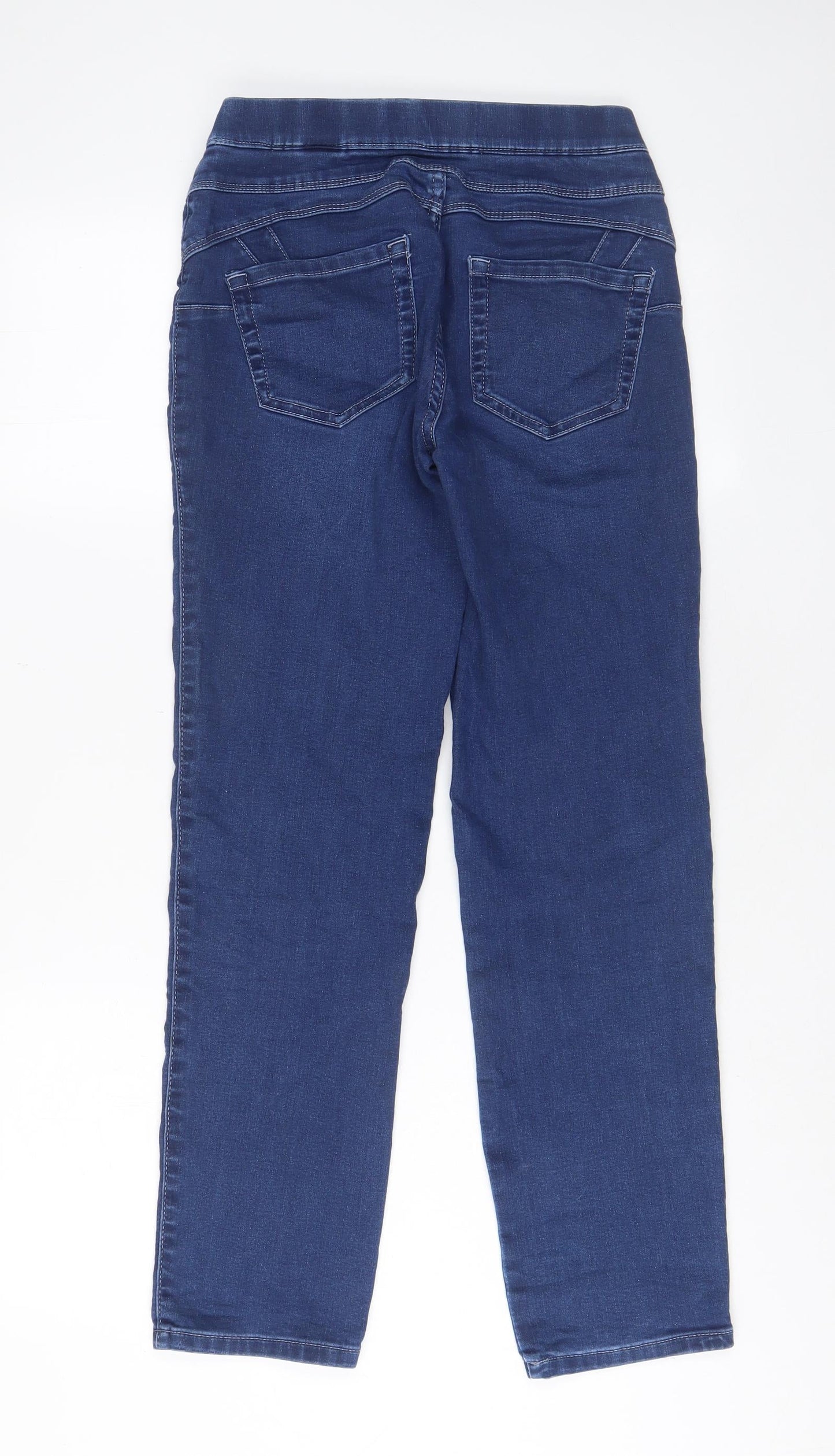 NEXT Womens Blue Cotton Jegging Jeans Size 8 L28 in Regular