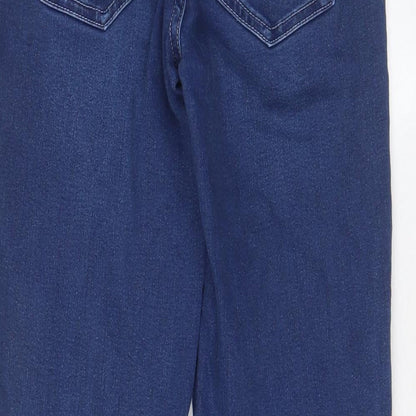NEXT Womens Blue Cotton Jegging Jeans Size 8 L28 in Regular