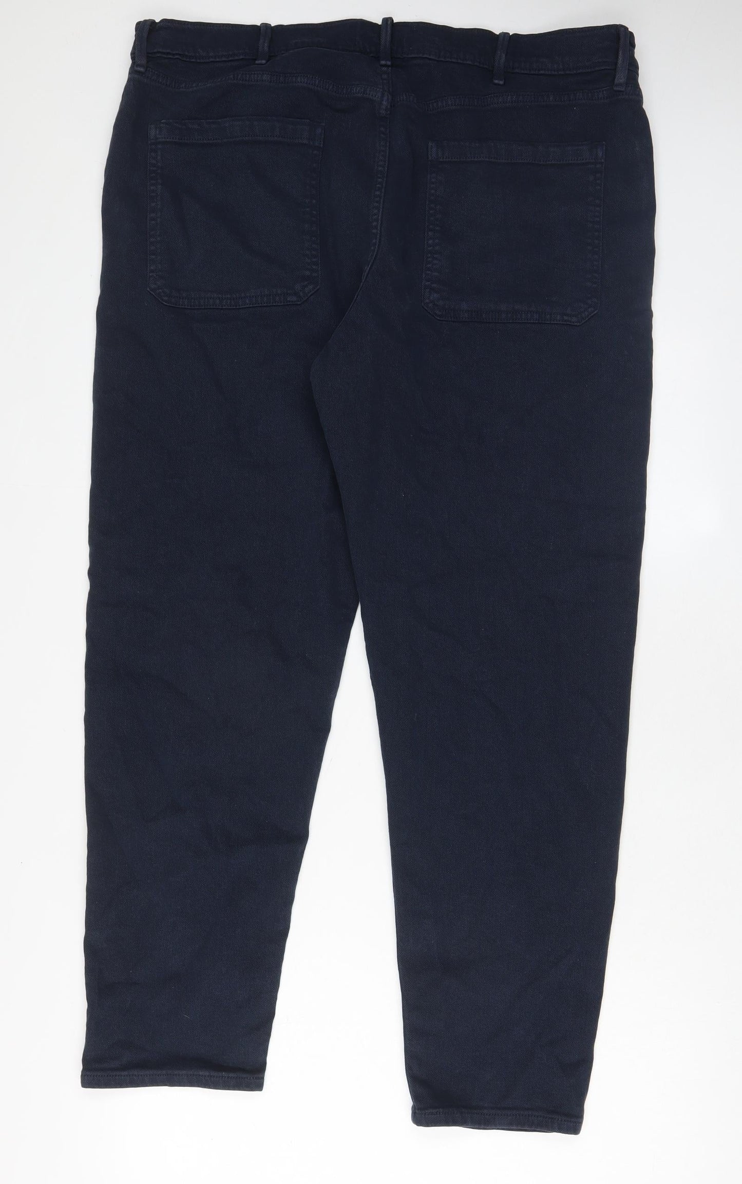 Womens UK Size 40 in Marks and Spencer Regular Fit Tapered Blue Jeans