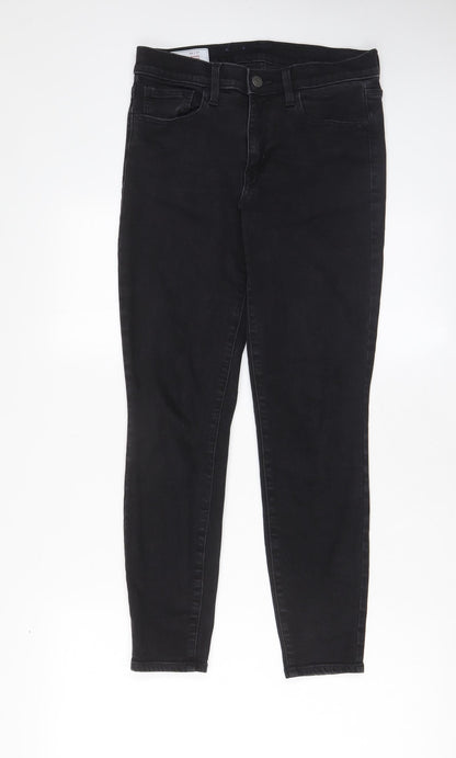 Gap Womens Black Cotton Skinny Jeans Size 6 L27 in Regular Zip - Pockets