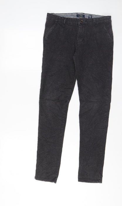 Peace Republic Womens Grey Cotton Skinny Jeans Size 29 in L28 in Regular Zip - Pockets