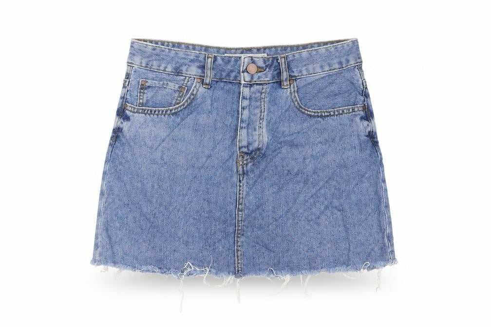 Womens UK Size 10 ASOS A-Line Denim Skirt